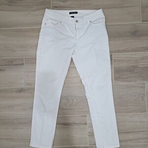 White House Black Market Women's White Skinny Jeans